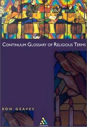 Continuum glossary of religious terms