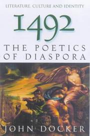 Cover of: 1492: The Poetics of Diaspora (Literature Culture and Identity)