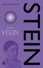 Cover of: Edith Stein