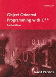Cover of: Object Oriented Programming With C++ by David Parsons