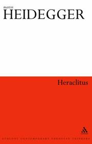 Cover of: Heraclitus (Athlone Contemporary European Thinkers)