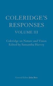 Coleridge's responses : selected writings on literary criticism, the Bible and nature