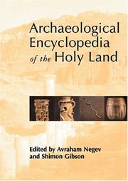 Cover of: Archaeological Encyclopedia of the Holy Land