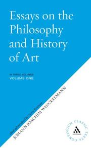 Essay on the philosophy and history of art