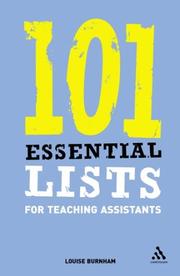 101 essential lists for teaching assistants