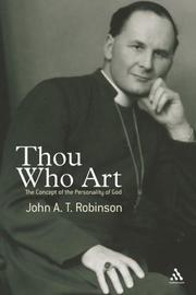 Cover of: Thou Who Art: The Concept of the Personality of God