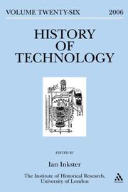 Cover of: History of Technology, 2005 (History of Technology)