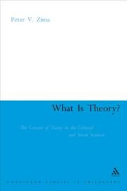 Cover of: What Is Theory?: Cultural Theory As Discourse and Dialogue