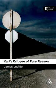 Kant's Critique of pure reason : a reader's guide