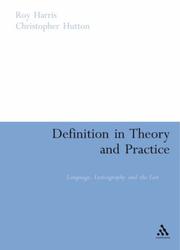Definition in theory and practice : language, lexicography and the law