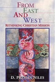 Cover of: From East and West: Rethinking Christian Mission