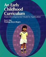 Cover of: An early childhood curriculum: from developmental model to application