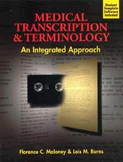 Cover of: Medical transcription & terminology by Lois Burns