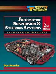 Cover of: Automotive suspension and steering systems