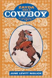 Cover of: Zayda was a cowboy