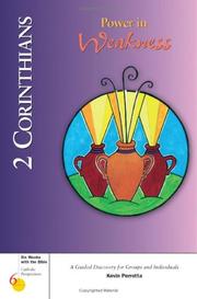 Cover of: 2 Corinthians: Power in Weakness (Six Weeks With the Bible)