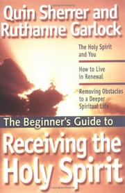 Cover of: The Beginner's Guide to Receiving the Holy Spirit (Beginner's Guides (Vine Books))