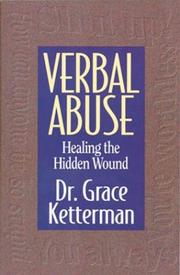 Verbal Abuse by Grace H. Ketterman