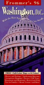 Cover of: Frommer's 96 Washington, D.C. (Serial)