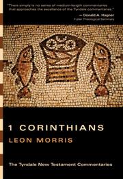 The First epistle of Paul to the Corinthians by Leon Morris
