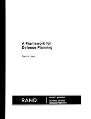 Cover of: A framework for defense planning