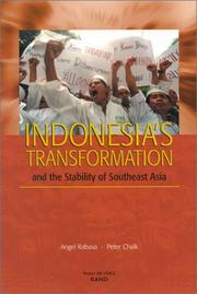Cover of: Indonesia's Transformation and the Stability of Southeast Asia