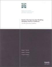 Trends in earnings loss from disabling workplace injuries in California : the role of economic conditions