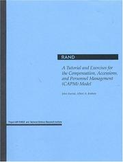 A tutorial and exercises for the compensation, accessions, and personnel management (CAPM) model