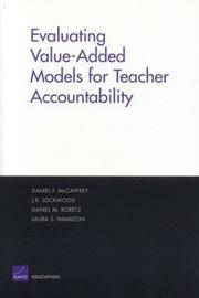 Evaluating value-added models for teacher accountability