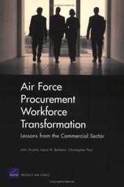 Air Force procurement workforce transformation : lessons from the commercial sector