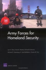 Army forces for homeland security