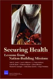Cover of: Securing health: lessons from nation-building missions