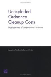 Unexploded ordnance cleanup costs : implications of alternative protocols