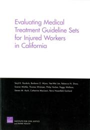 Evaluating medical treatment guideline sets for injured workers in California