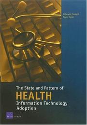 The state and pattern of health information technology adoption