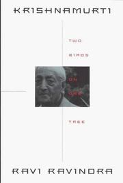 Cover of: Krishnamurti: two birds on one tree