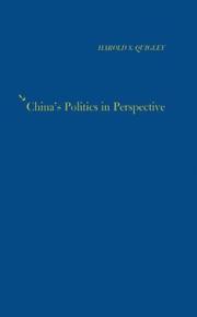 Cover of: China's politics in perspective