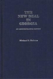 Cover of: The New Deal in Georgia: an administrative history