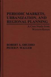 Periodic markets, urbanization, and regional planning : a case study from Western Kenya