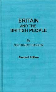Cover of: Britain and the British people