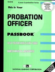 Cover of: Probation Officer |