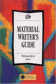Cover of: Material Writer's Guide