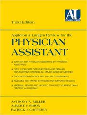 Cover of: Appleton & Lange's Review for the Physician Assistant
