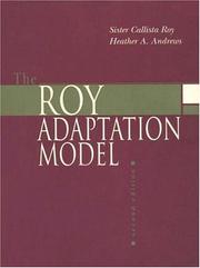Cover of: The Roy adaptation model