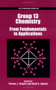 Group 13 chemistry : from fundamentals to applications