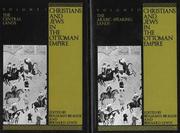 Christians and Jews in the Ottoman empire by Benjamin Braude, Bernard Lewis