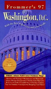 Cover of: Frommer's 97 Washington, D. C. (Frommer's Washington Dc)