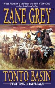 Cover of: Tonto Basin by Zane Grey