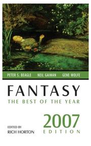 Cover of: Fantasy: The Best of the Year 2007