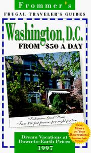 Cover of: Frommer's 97 Frugal Traveler's Guides: Washington, D. C. from $50 a Day (Serial)